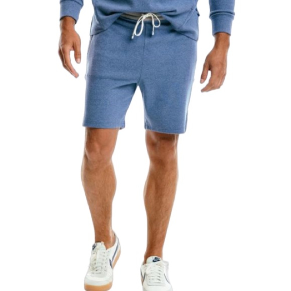 Southern Tide Men's Backrush Heather Lounge Short NWT Heather True Navy Size M